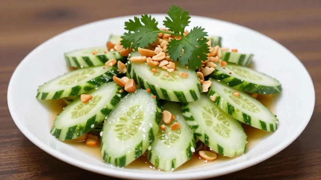 Thai Cucumber Salad Recipe with Sweet and Tangy Dressing - Step 8: Serve the Salad 1