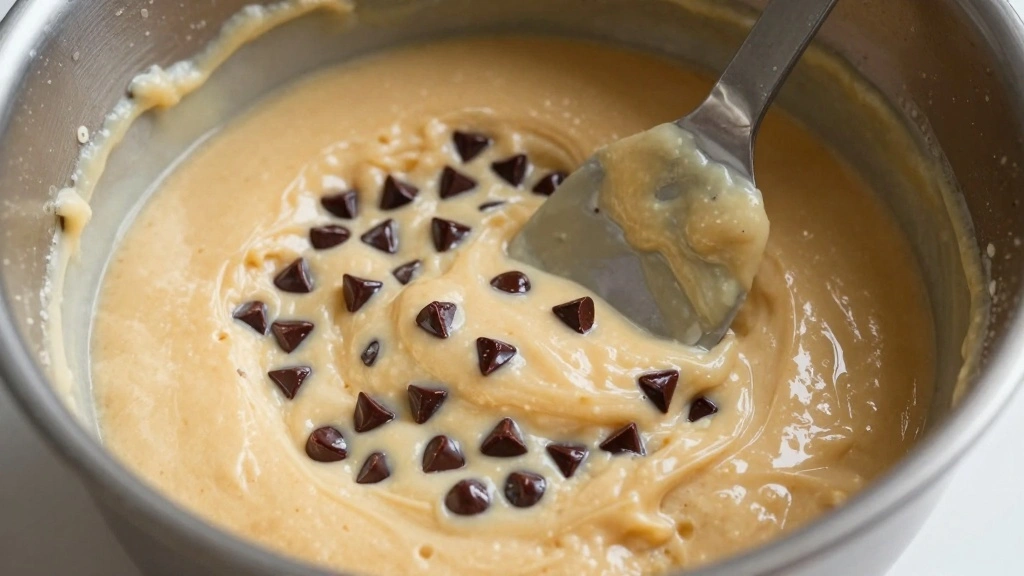 Zucchini Chocolate Chip Muffins (Extra Moist) - Step 5: Fold in Chocolate Chips 1