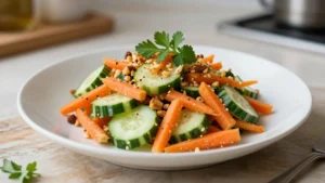 Carrot and Cucumber Salad Crunchy, Fresh, and Easy to Make