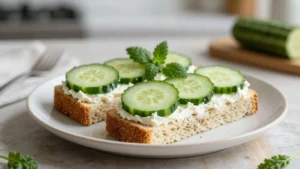 Classic Cucumber Sandwiches with Cream Cheese (Easy & Fresh Recipe)