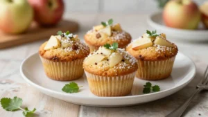 Healthy Apple Muffins (No Refined Sugar)