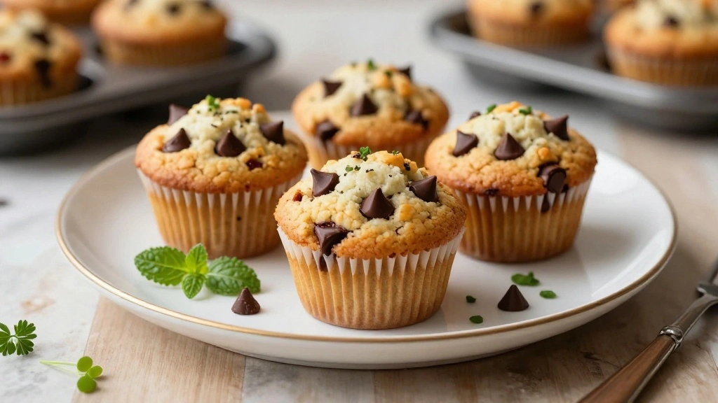Healthy Chocolate Chip Muffins (No Refined Sugar)