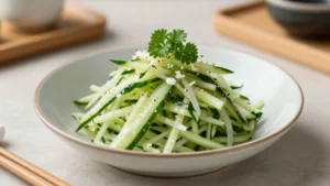 Japanese Cucumber Salad Recipe (Sunomono Style)