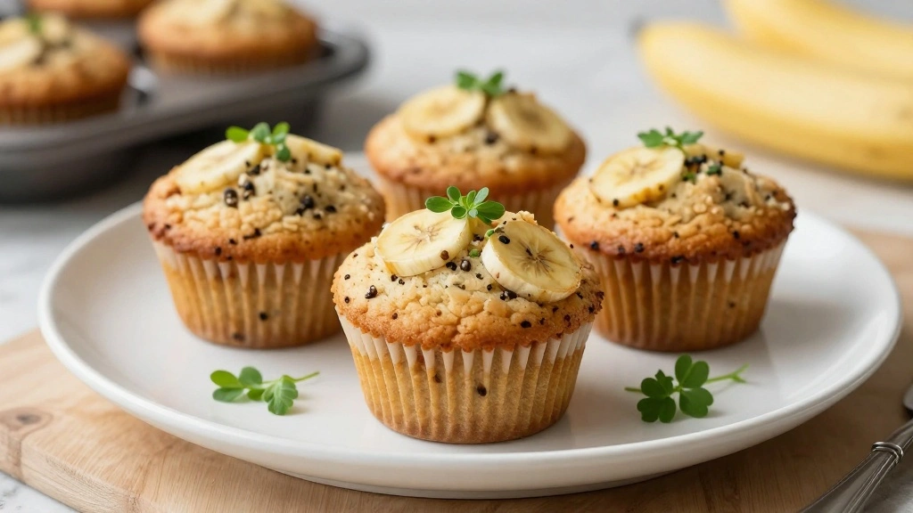 Keto Banana Muffins (Low Carb & Sugar-Free)