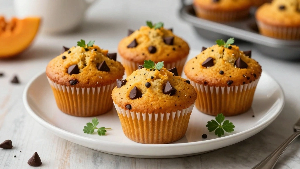 Pumpkin Chocolate Chip Muffins (Bakery-Style)