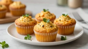 Pumpkin Cottage Cheese Muffins (High Protein)