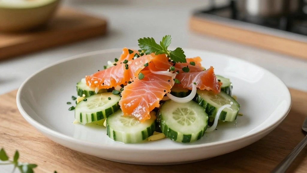 Smoked Salmon Cucumber Salad Elegant and Easy Recipe