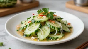 Thai Cucumber Salad Recipe with Sweet and Tangy Dressing
