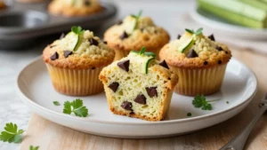 Zucchini Chocolate Chip Muffins (Extra Moist)