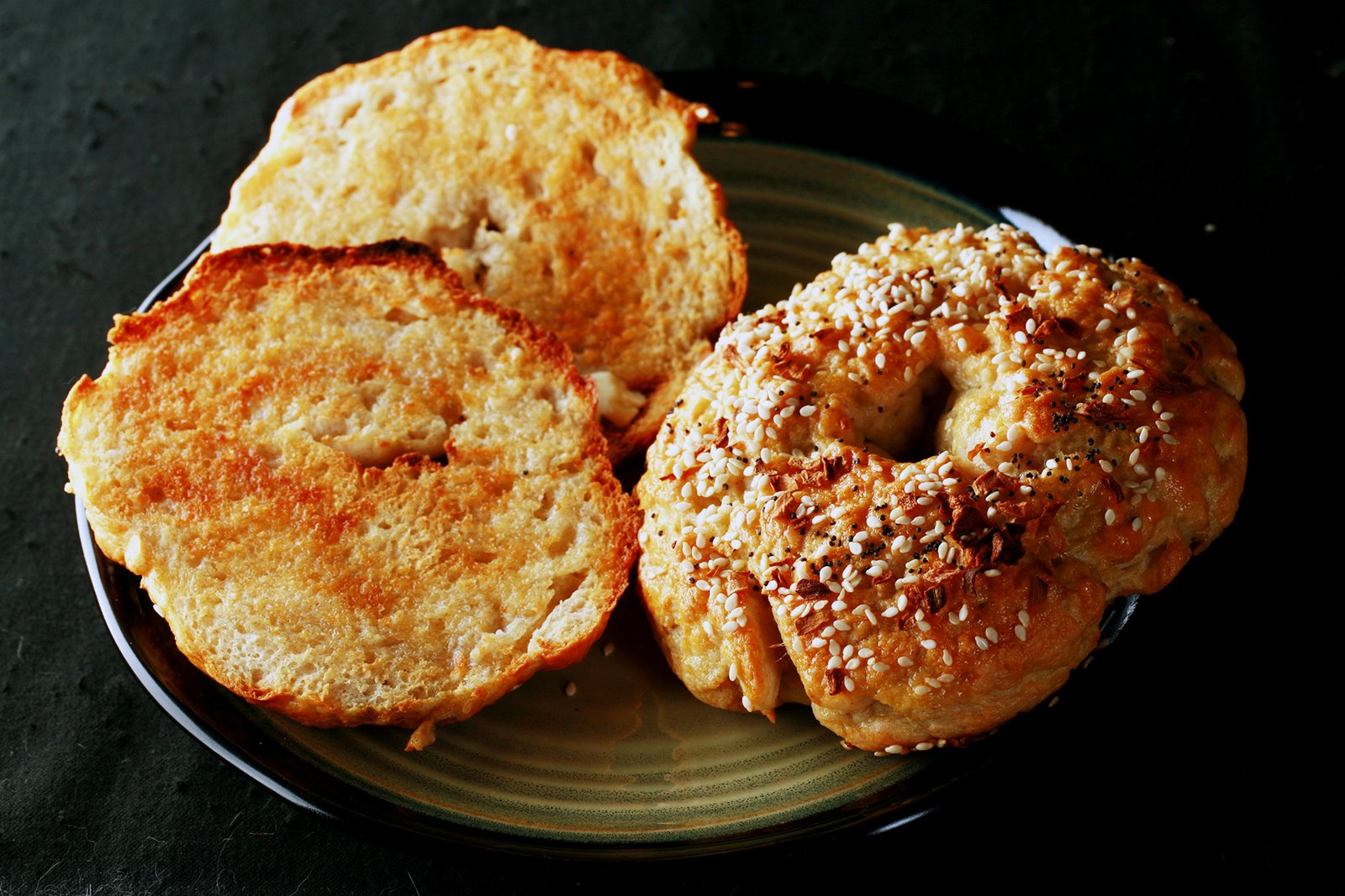 What is the easiest way to make gluten-free bagels from scratch?