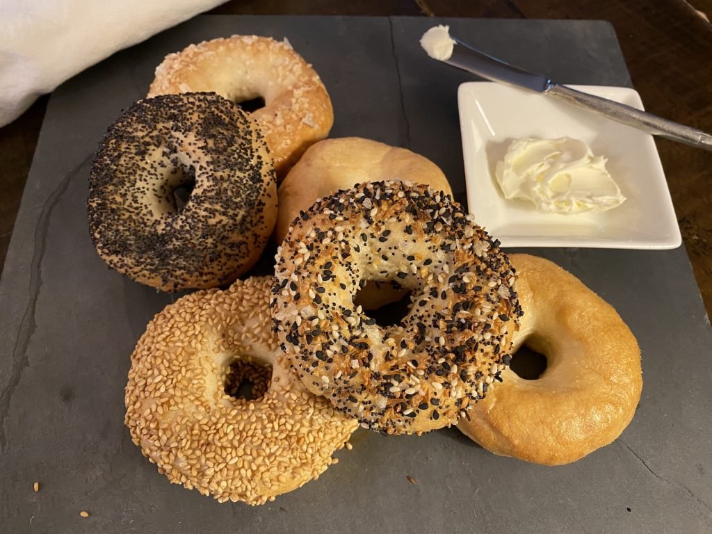 What is the easiest way to make gluten-free bagels from scratch?