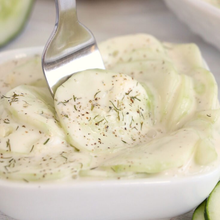 How to Make Creamy Cucumber Salad With Sour Cream Without It Getting Watery?
